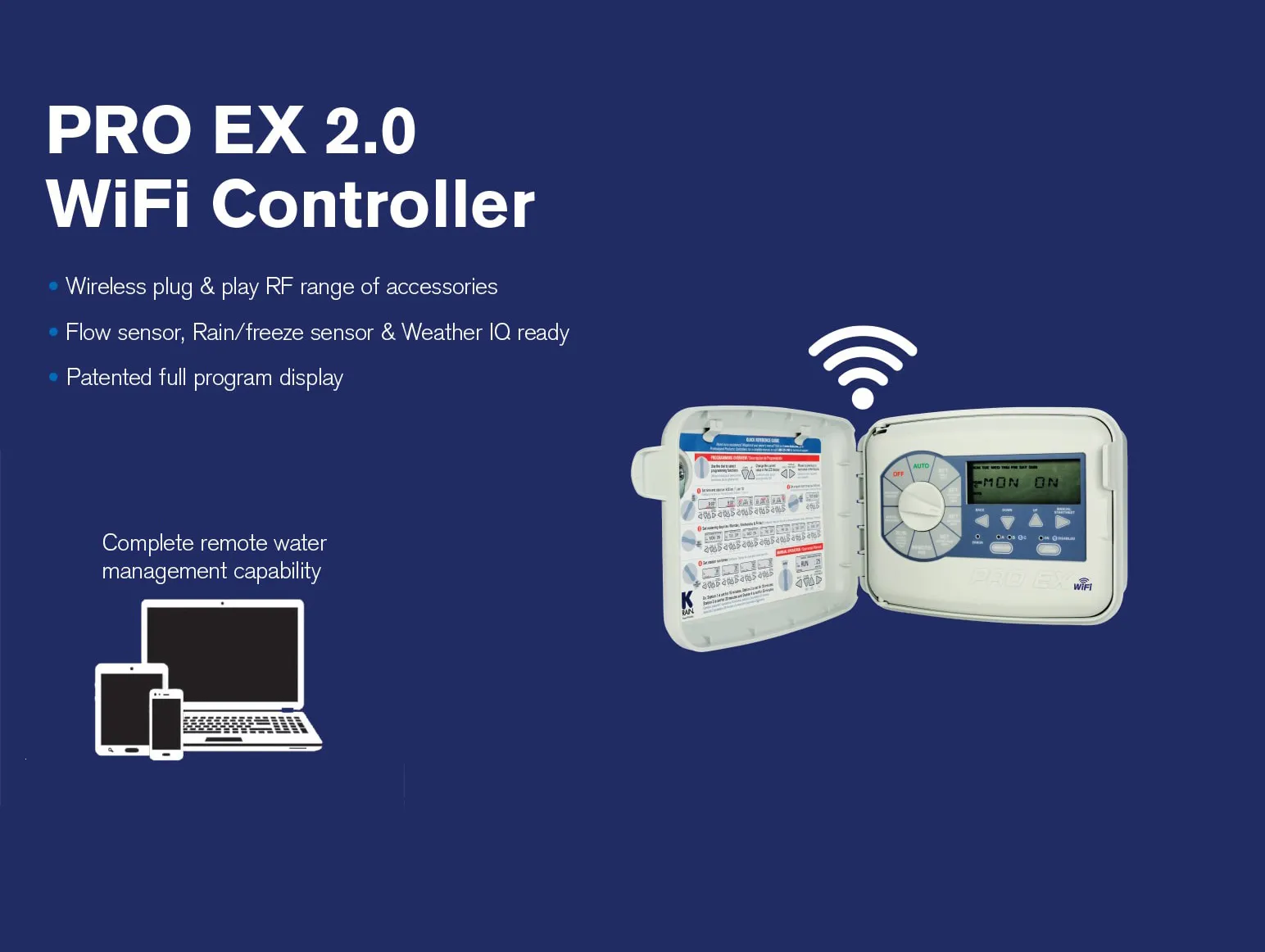 BỘ ĐIỀU KHIỂN TƯỚI TỰ ĐỘNG PRO EX 2.0 WIFI CONTROLLER W 4 ST MOD 110V